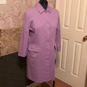 Linda Richards Lavender spring coat